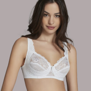 MAGIA reggiseno sfoderato senza ferretto in pizzo elasticizzato girocoppa sostegno interno